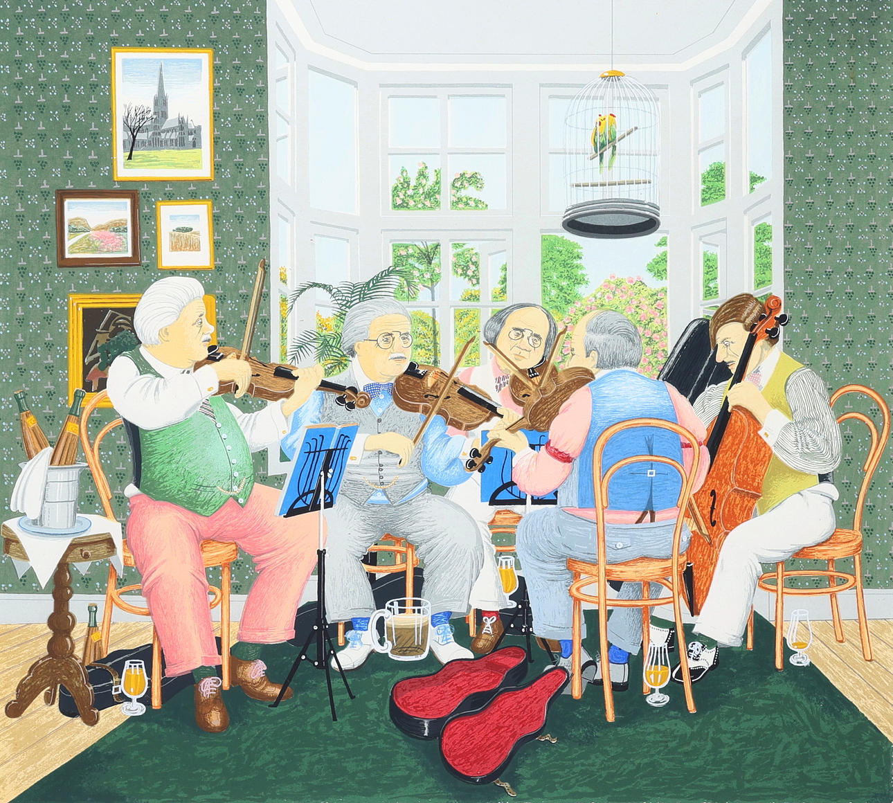 ULF GERDER. Lithograph, signed, numbered 213/360.