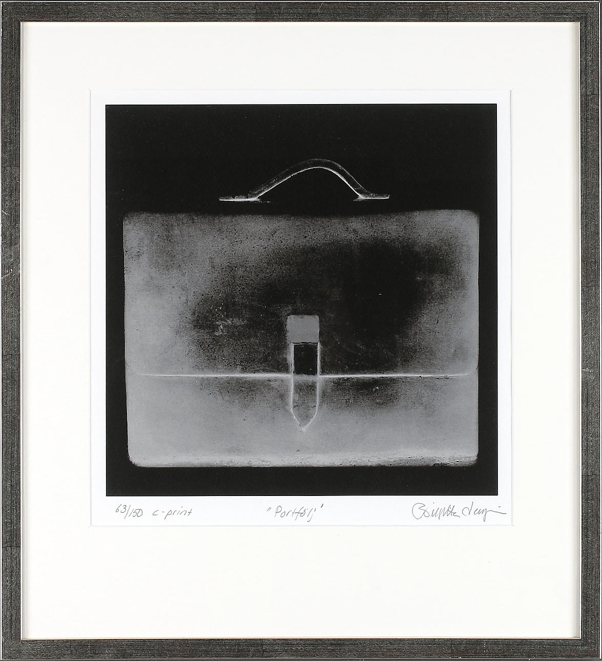 BIRGITTA NENZÉN. "Portfölj", C-print, signerad och numrerad 63/150.