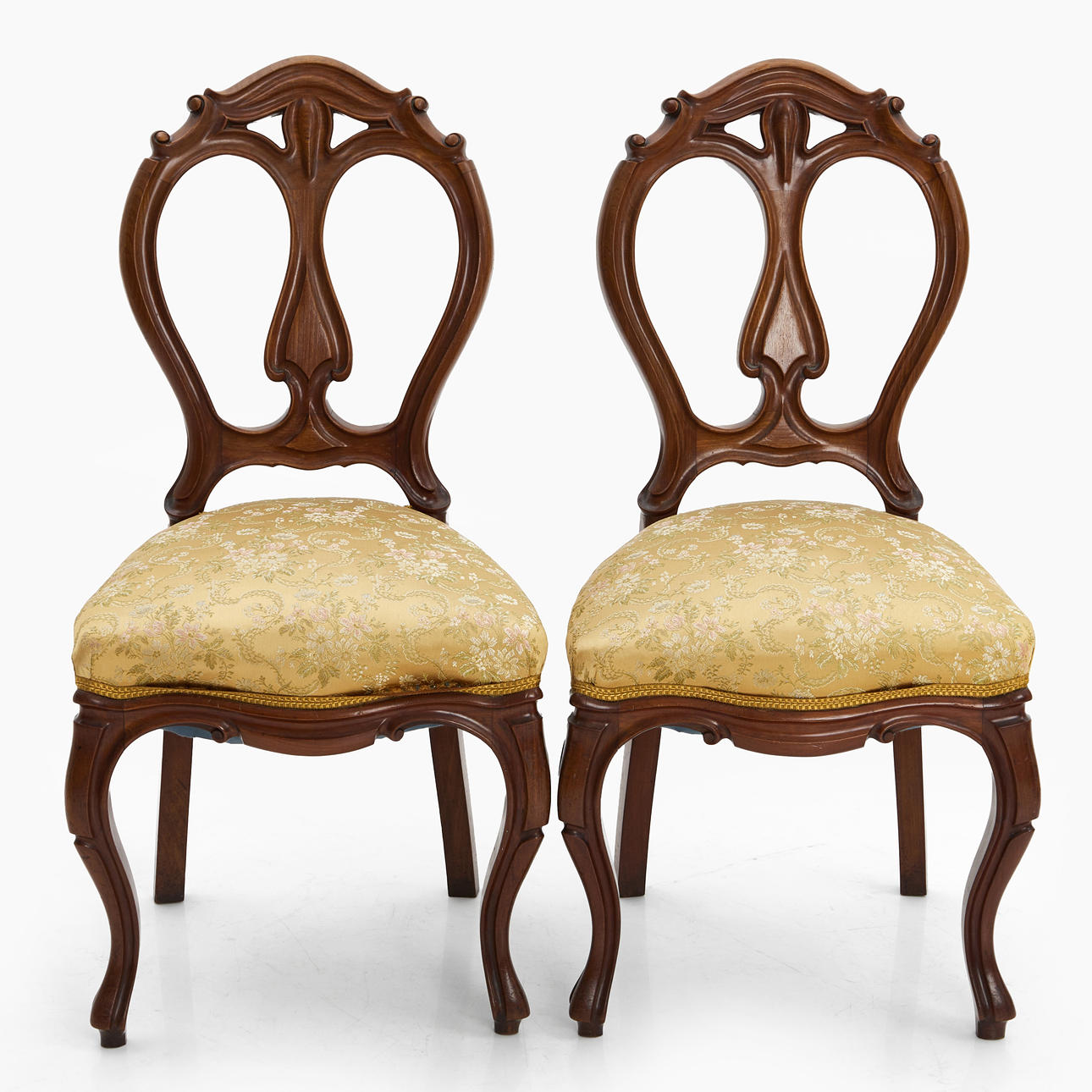 A pair of late 19th century neo-rococo chairs. Furniture - Armchairs ...