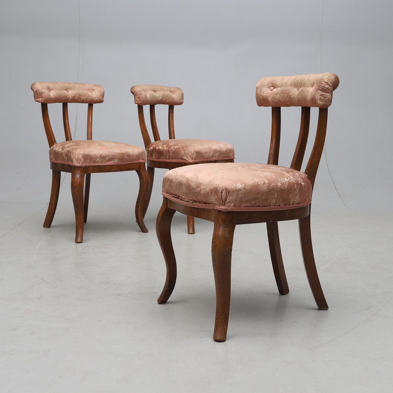 Three 19th century chairs.