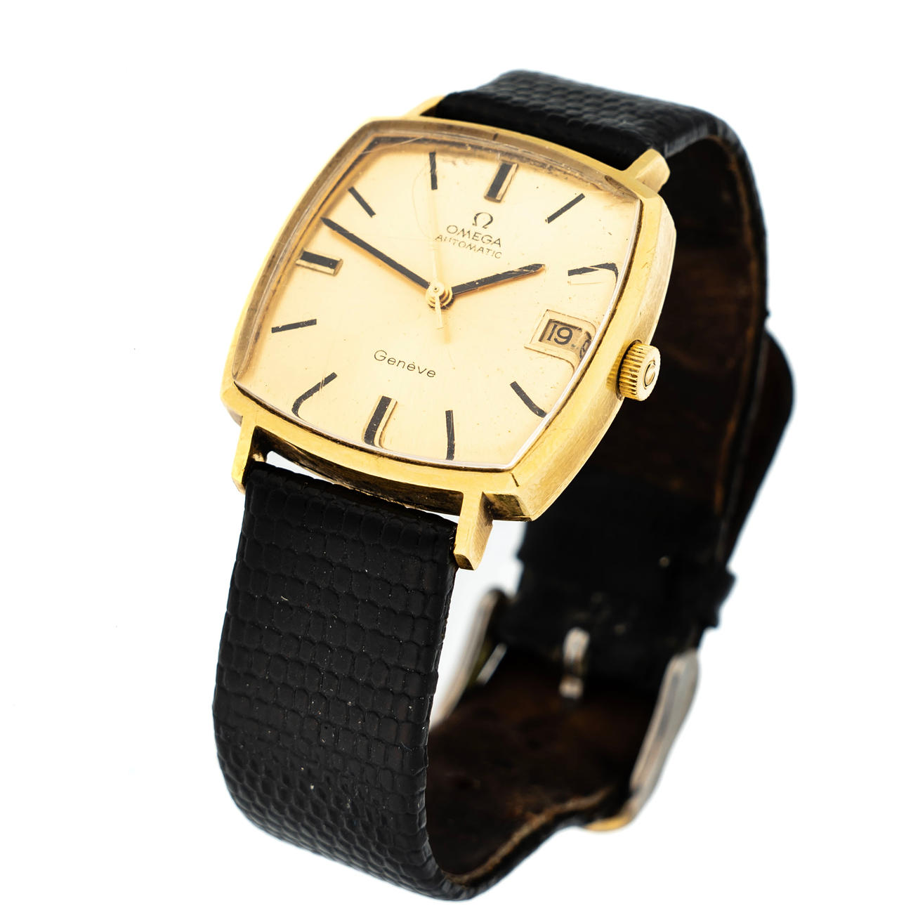 OMEGA. Automatic, Genevé 18K Guld 1900-tal.