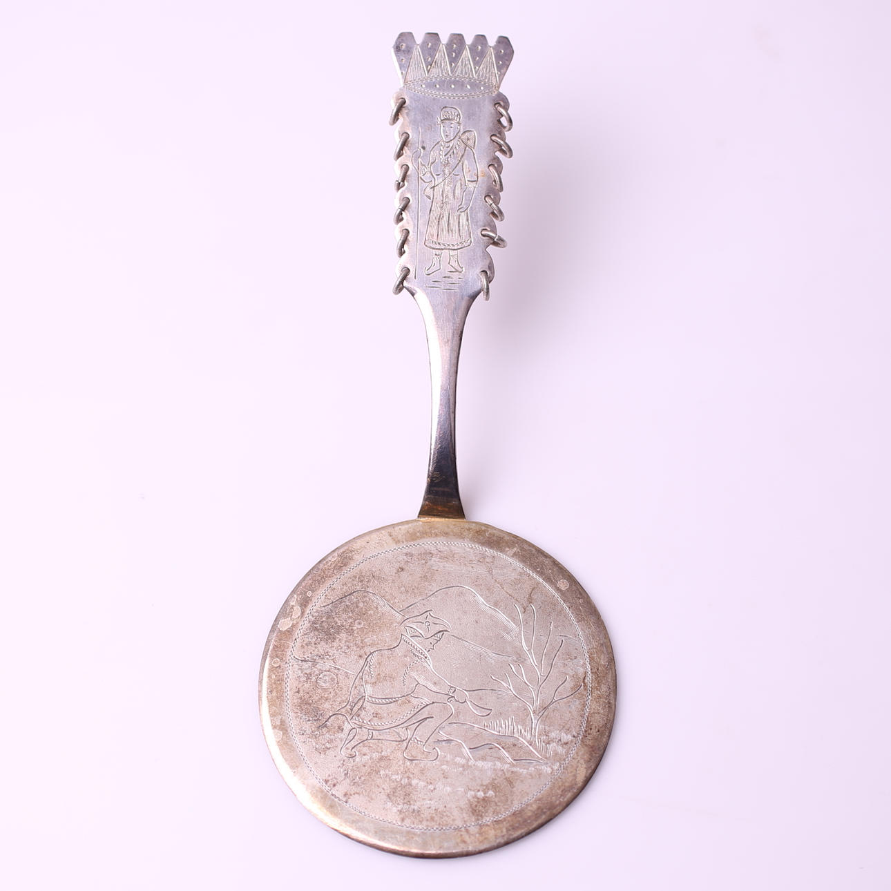 SPADE, silver, "sameslöjd", COP - H9= 1958, vikt= 46 gram.