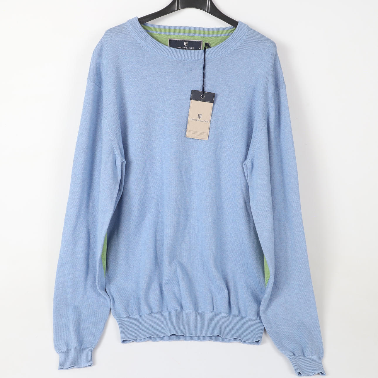 SWEATER, men's model, cotton, Hansen & Jacob.