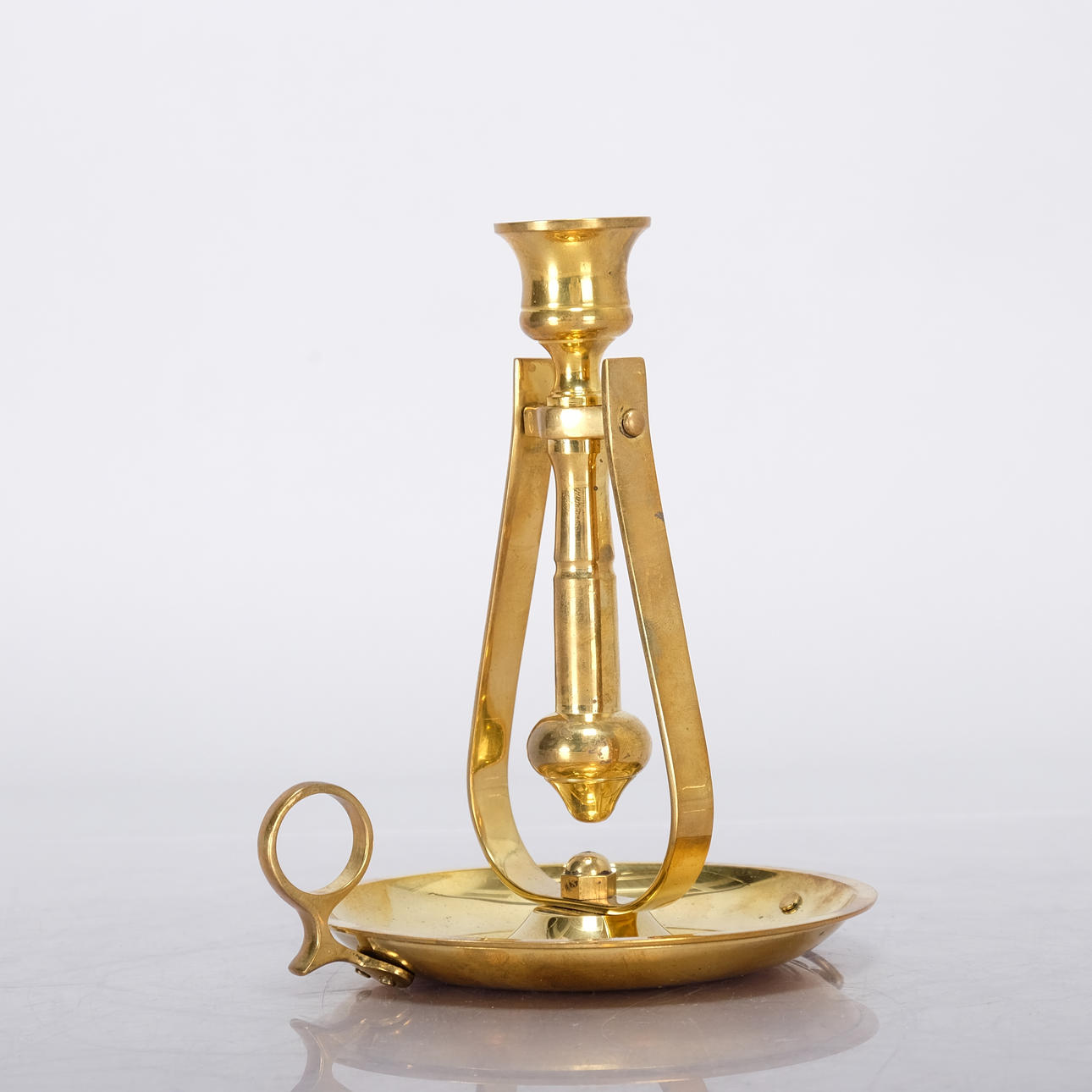 SHIP CANDLESTICK, Brass.