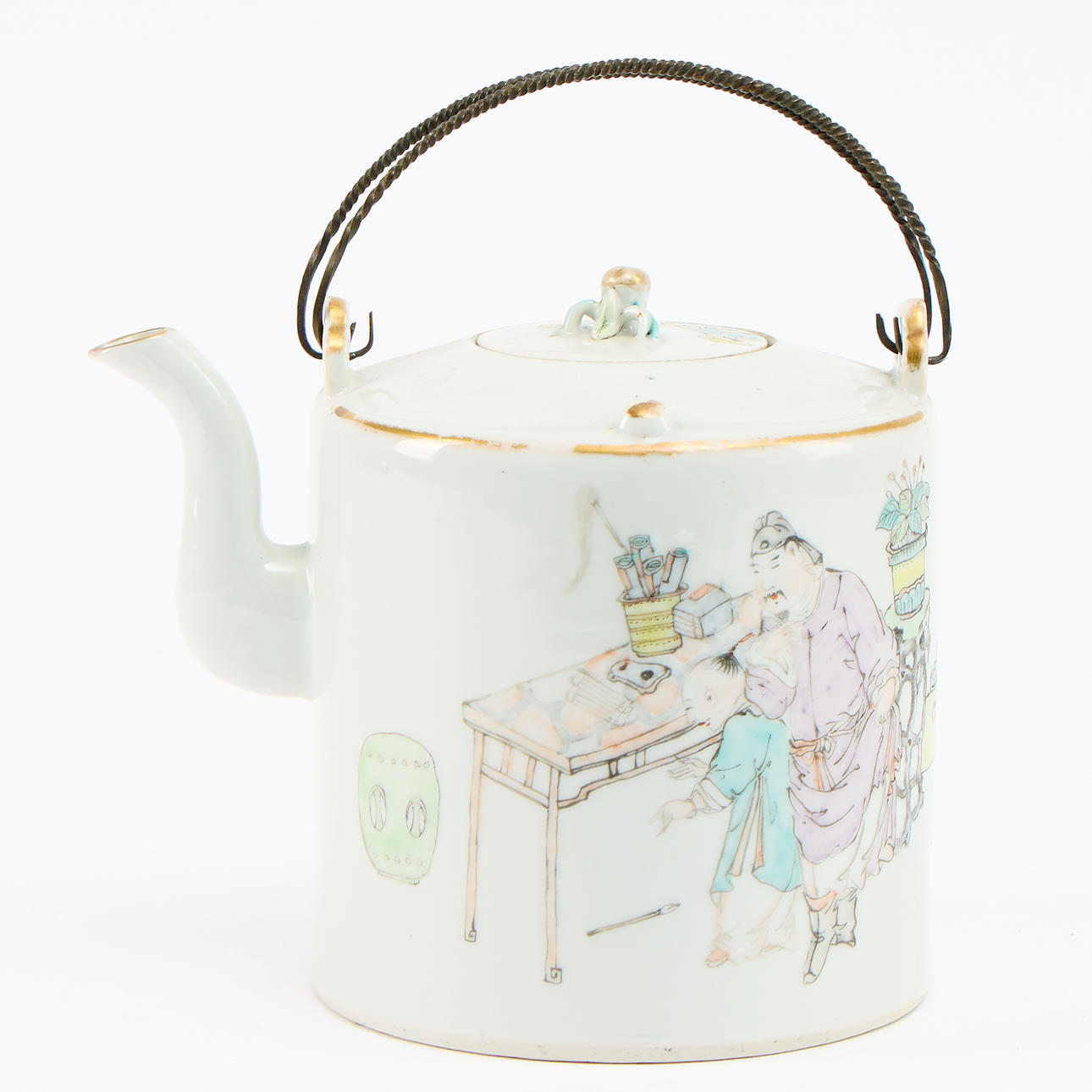 TEKANNA, Kina omkring 1900 porslin.