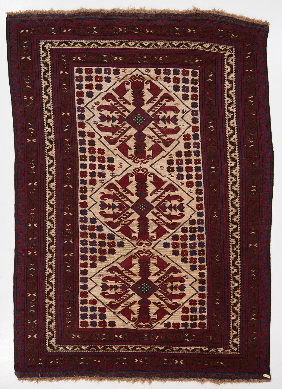 ORIENTAL CARPET, Beluch, old.
