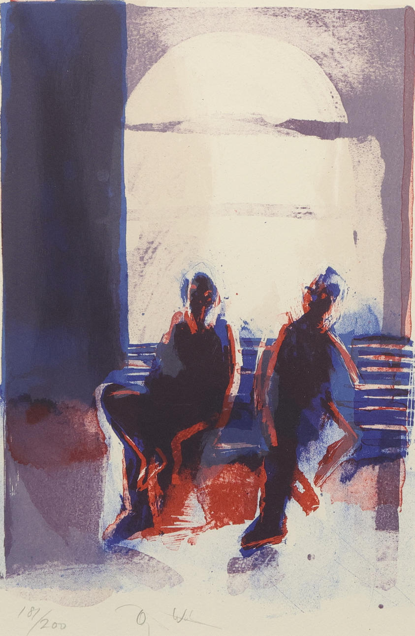 ÖRJAN WIKSTRÖM. Lithograph, signed and numbered 181/200.