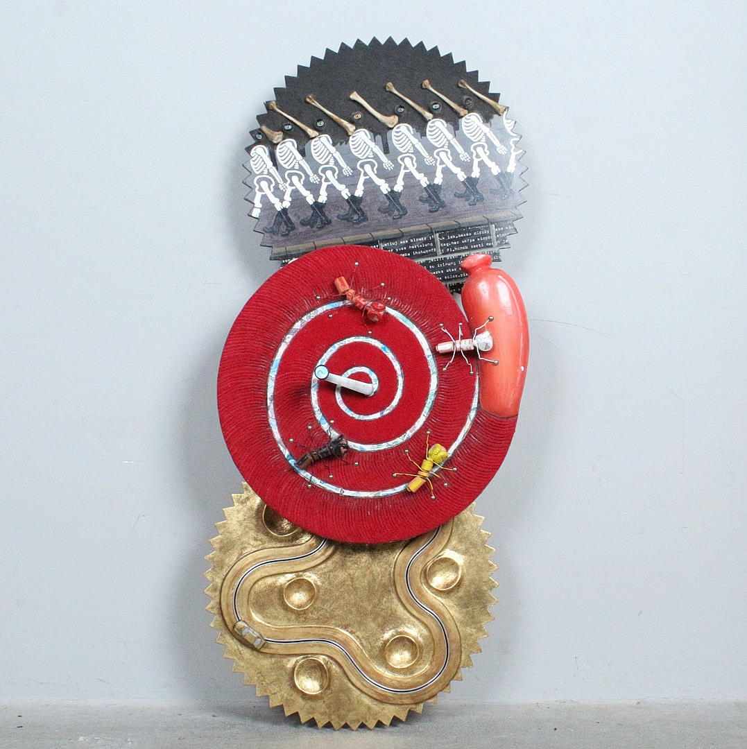 CORNELIUS PERINO. 'City Insects / Es geht um die Wurst', kinetic object ...