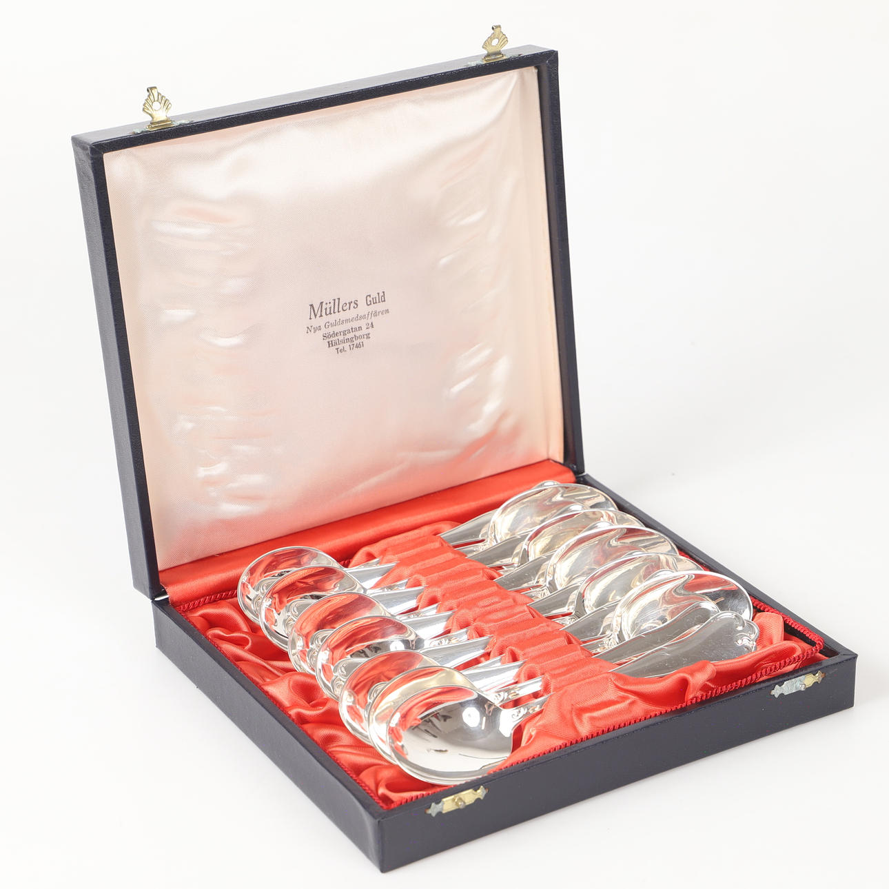 SKEDAR, 12 stycken, "Symfoni", silver, Mema.