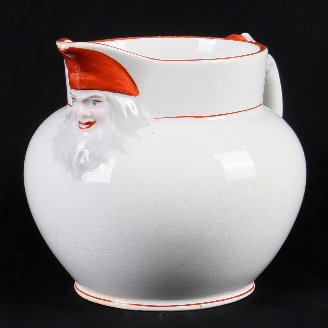 TILLBRINGARE, flintgods, "God Jul", Rörstrand, 1900-tal.