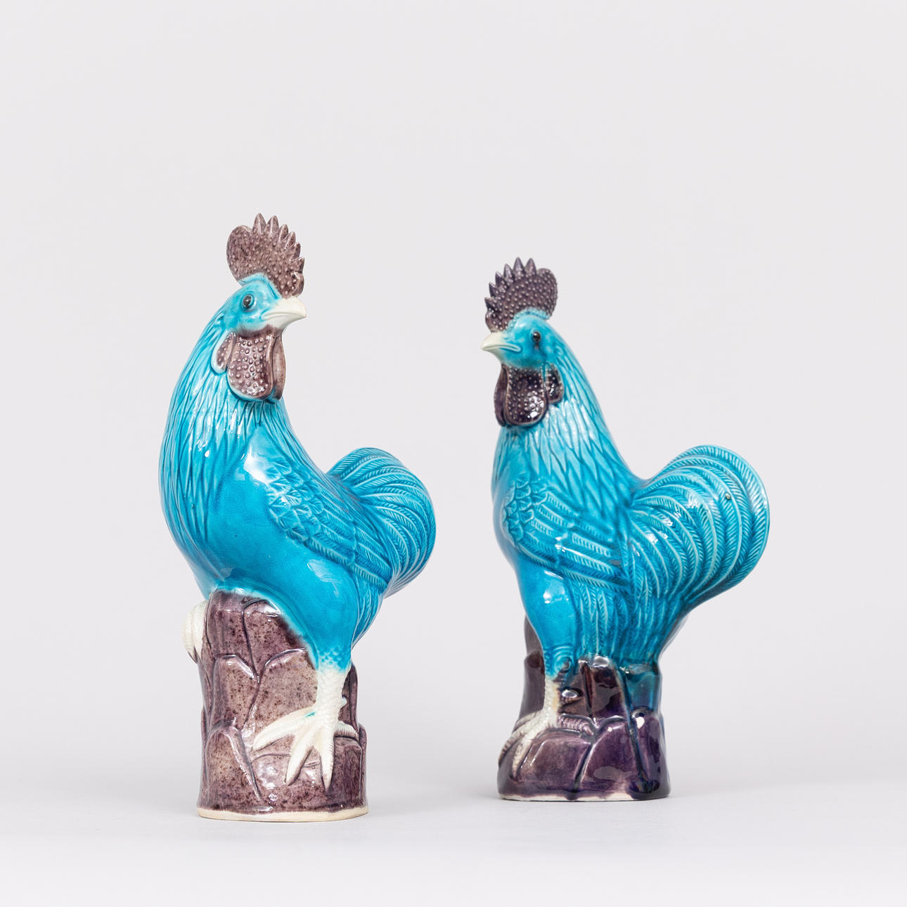 FIGURINER, ett par, porslin, Kina.