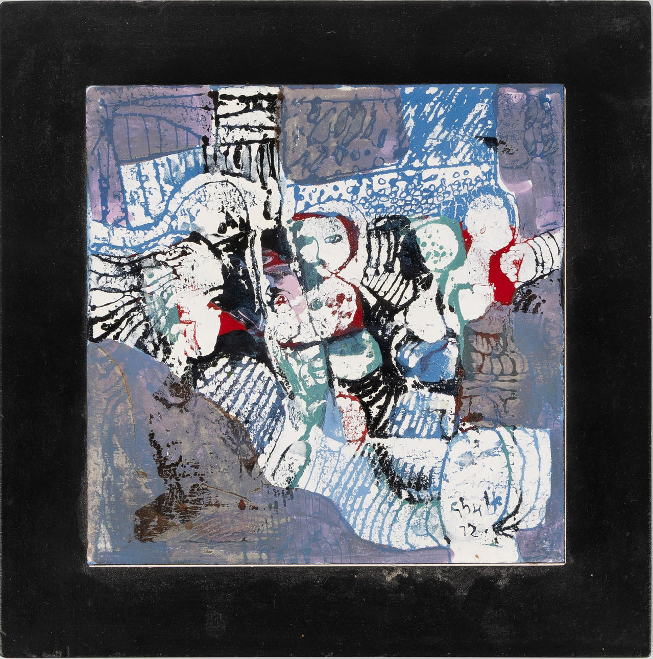 STIG GYLFE. “Pennant”, enamel on sheet.