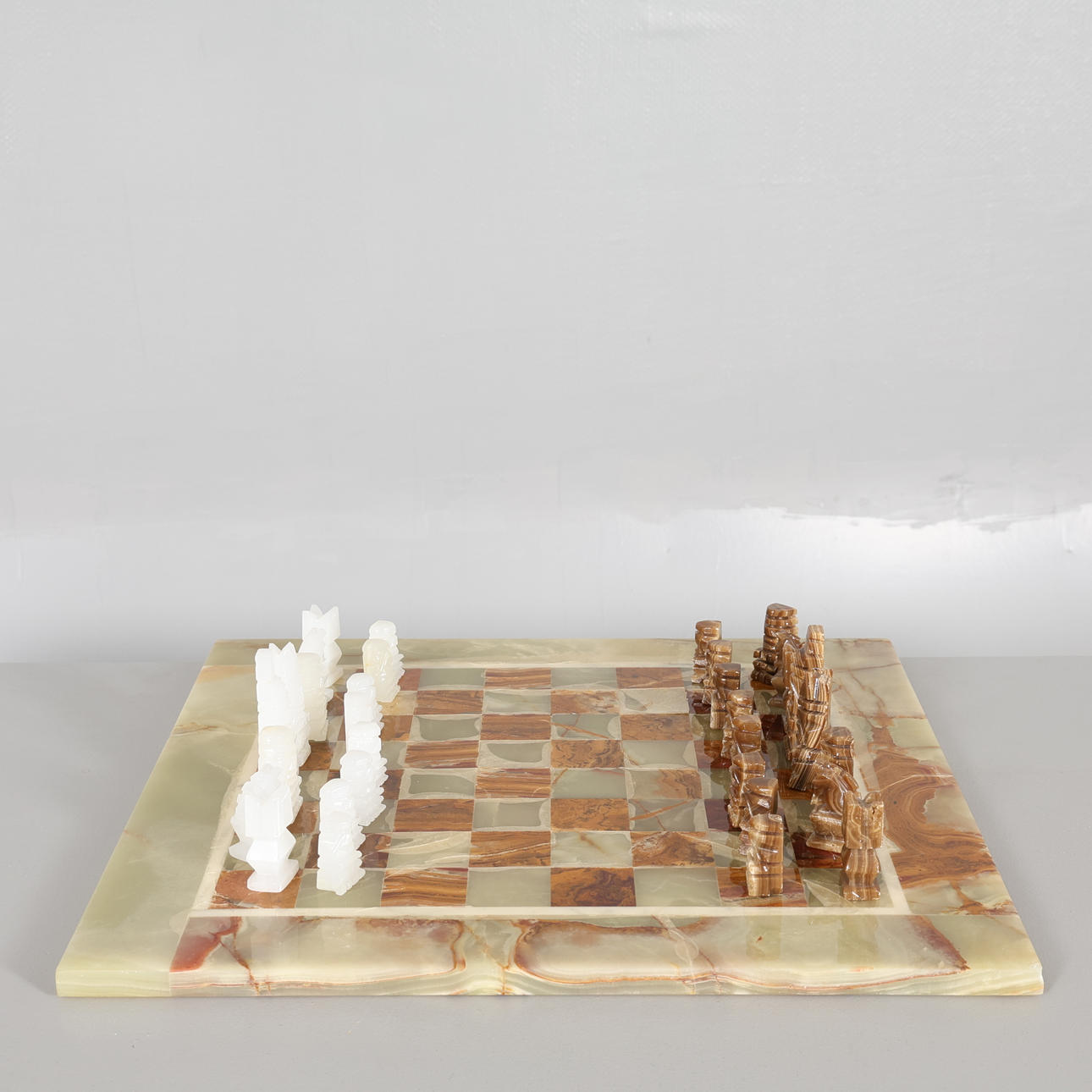 A stone chess game, 20th century.