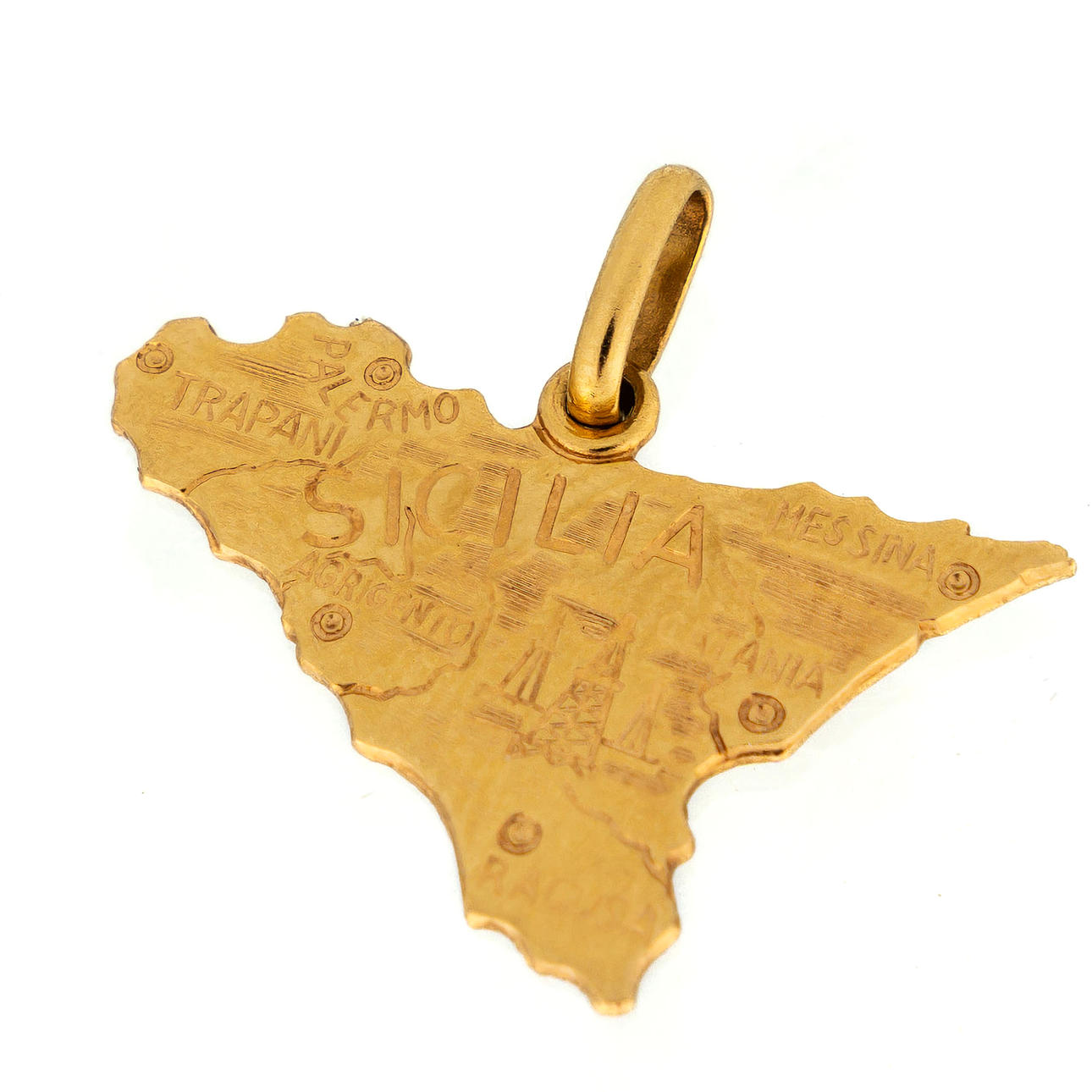 PENDANT, 18K Gold, “Sicily”.