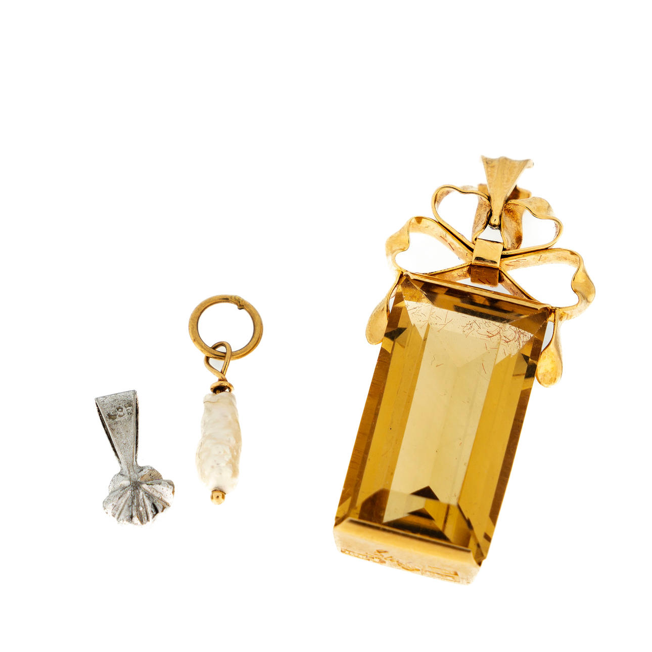 PENDANTS, 14K & 18K Gold, 3 pcs.