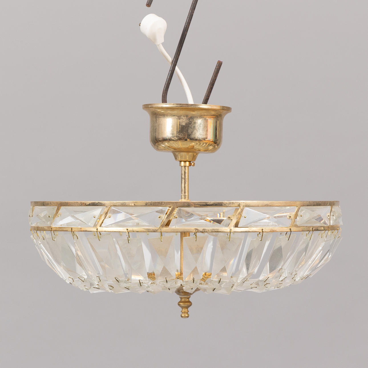 CEILING LAMP, L Team, prisms, metal.