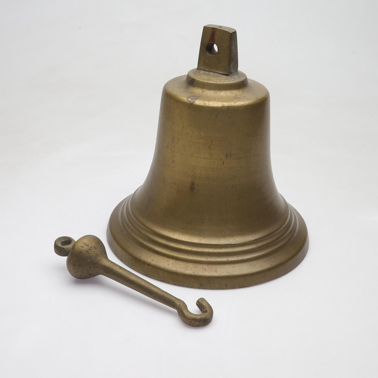 A 20th-century brass bell.