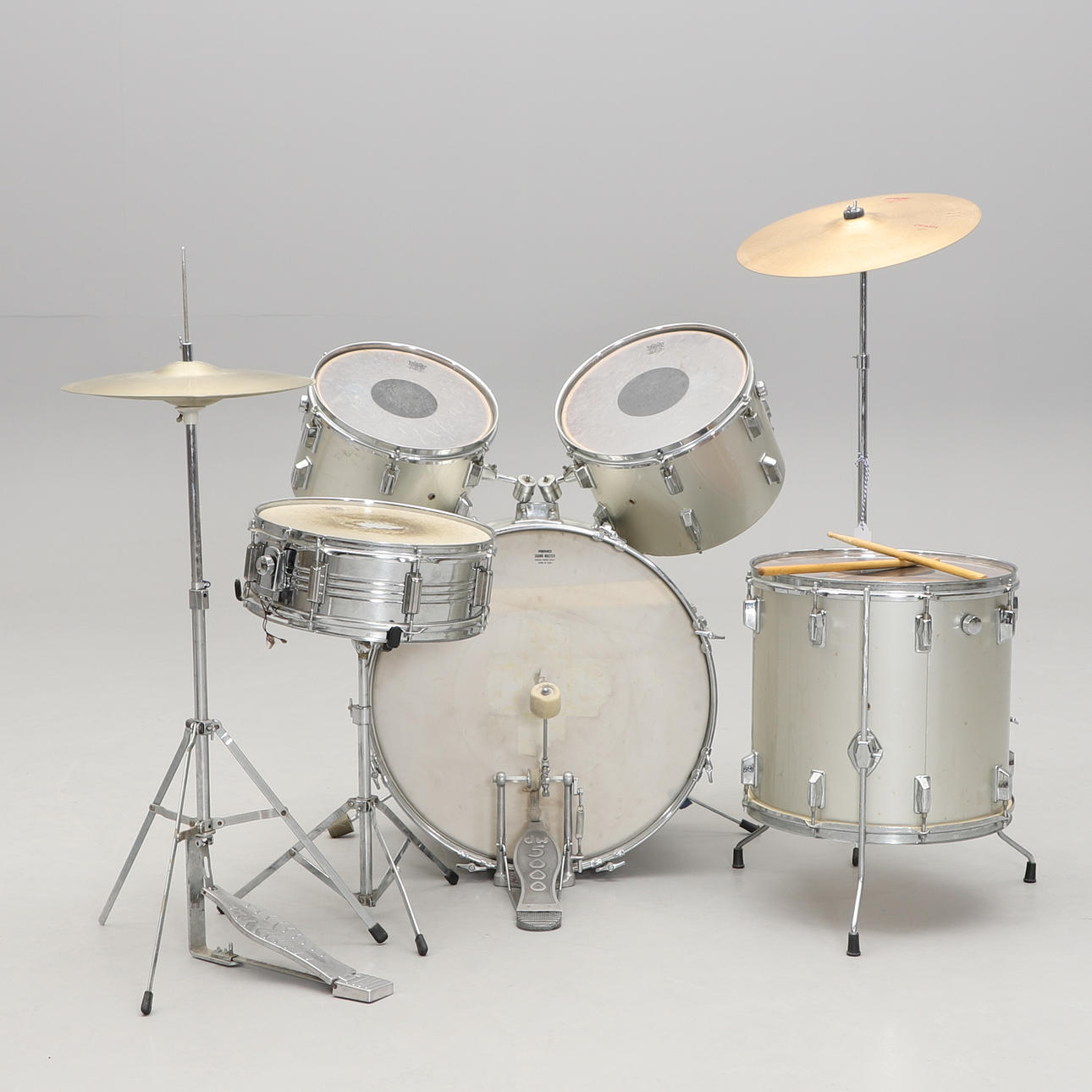 A Maxwin drum set, 1970s/80s.