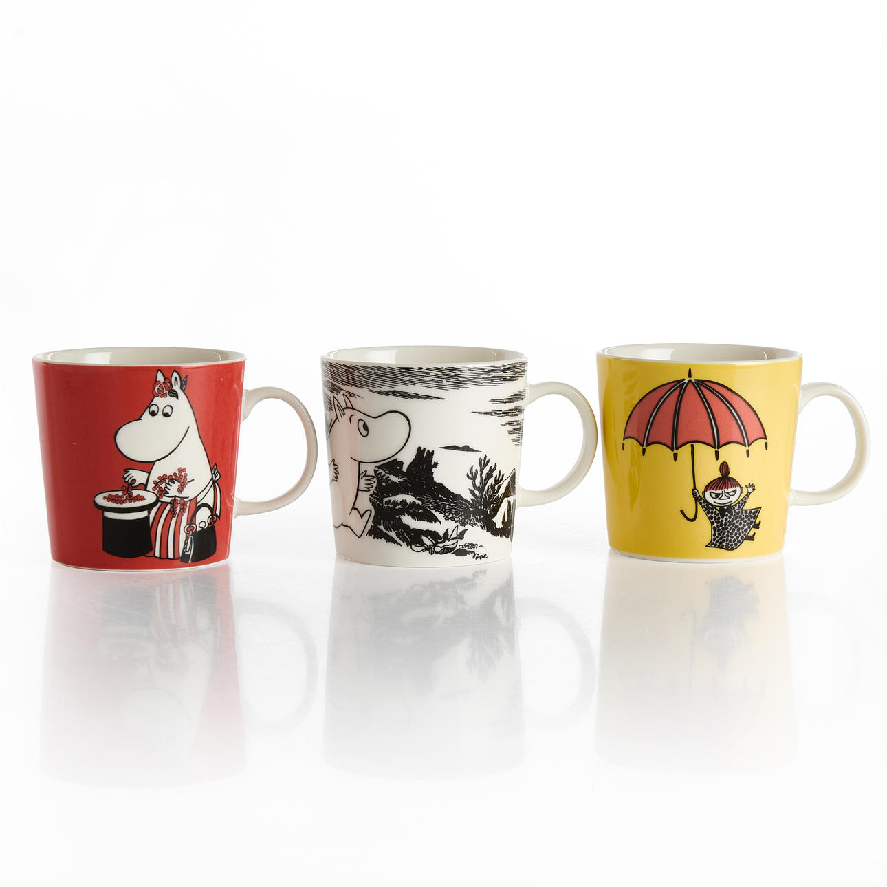 MOOMIN, mugs 3 pieces.