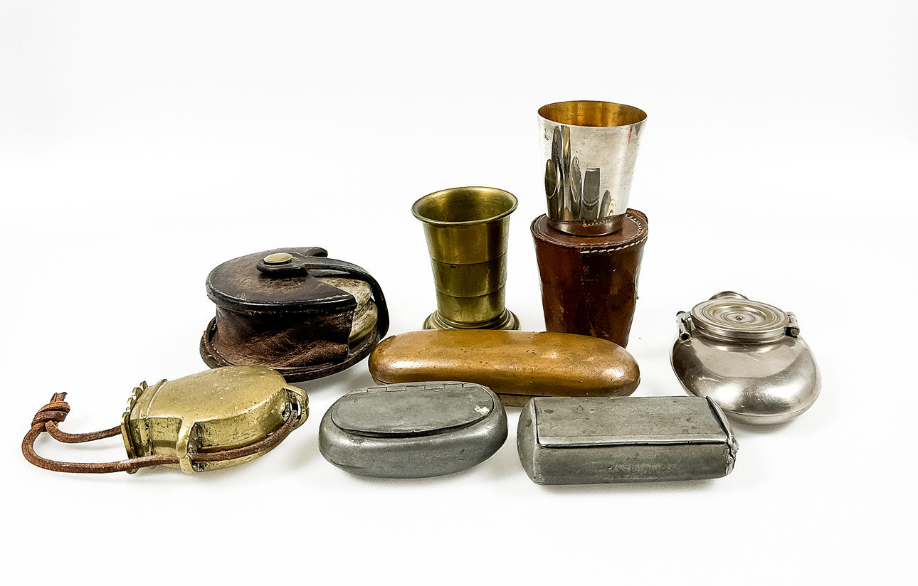 A Collection Boxes, Hunting Cup, Plunta etc.