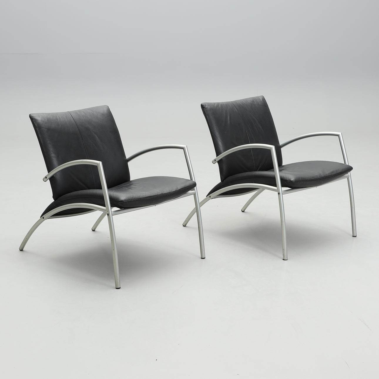 FÅTÖLJER, ett par, KEBE, Danmark, 1980-tal.