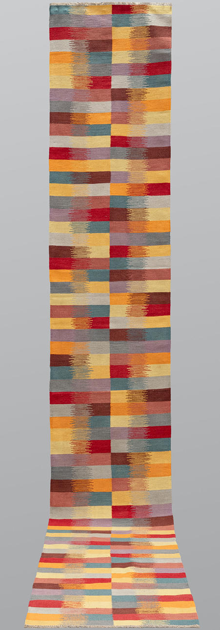 A CARPET, Kelim, gallery model, approx. 491 x 76 cm.
