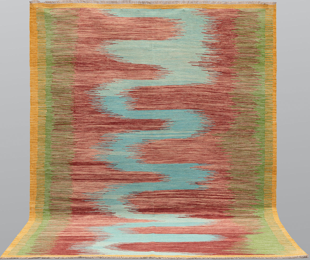 A CARPET, Kelim, approx. 253 x 175 cm.