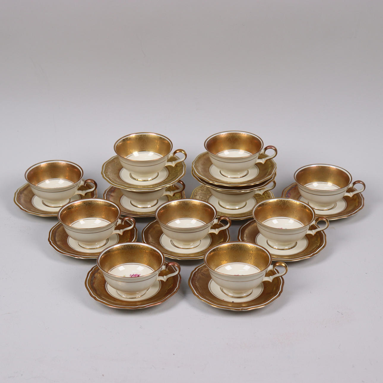 COFFEE/MOCK SET, “Chippendale”, Rosenthal, Germany.