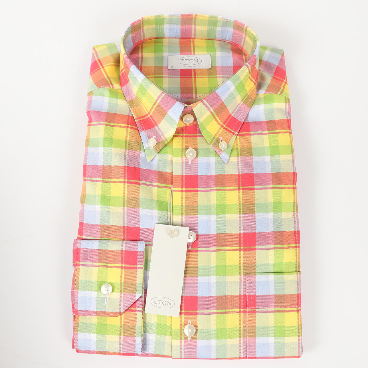 SHIRT, cotton, Eton.