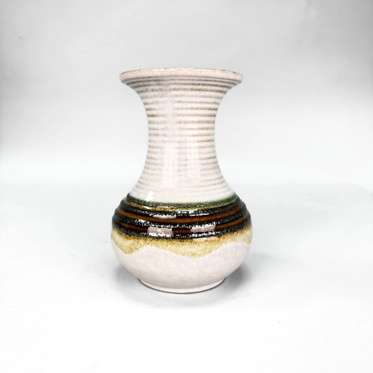 VASE - Glazed, numbered and stamped.