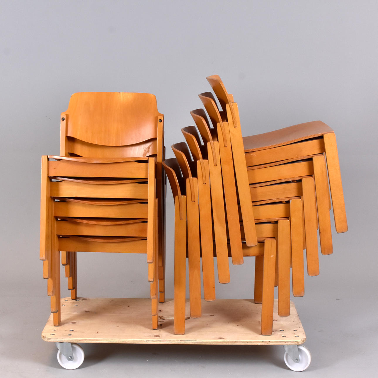Kusch + Co, 12 stackable chairs.