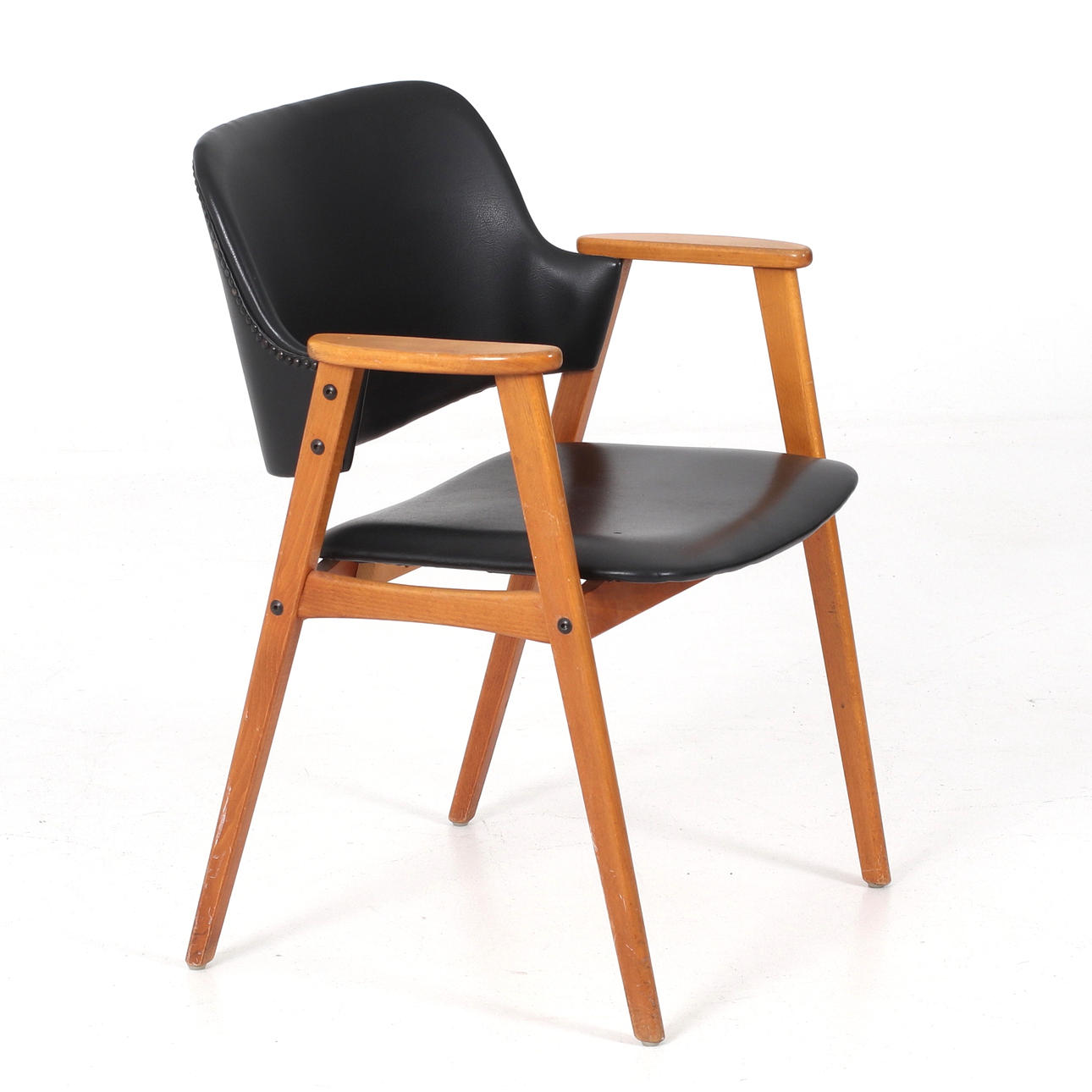 KARMSTOL, teak, 1950/60-tal.