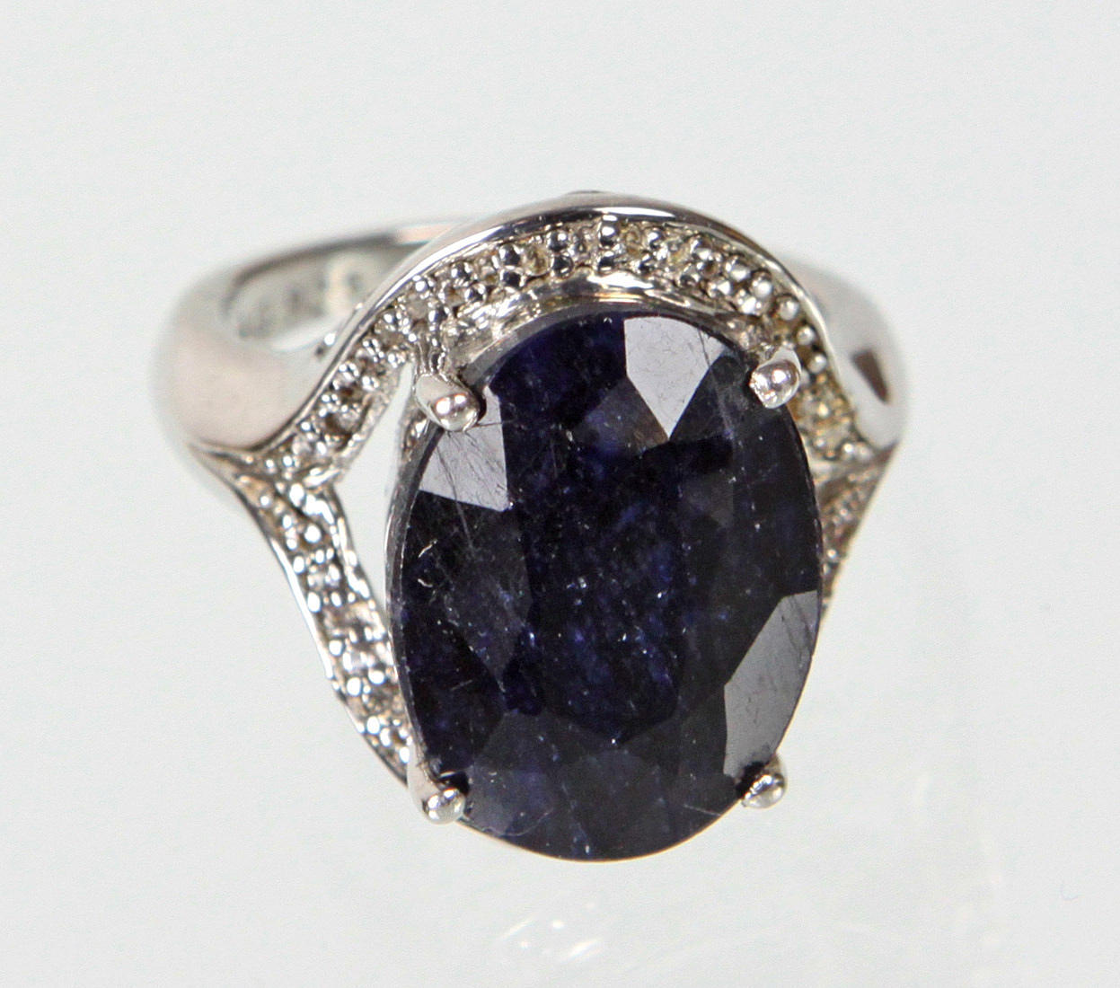 SAFIRRING, 925 silver.