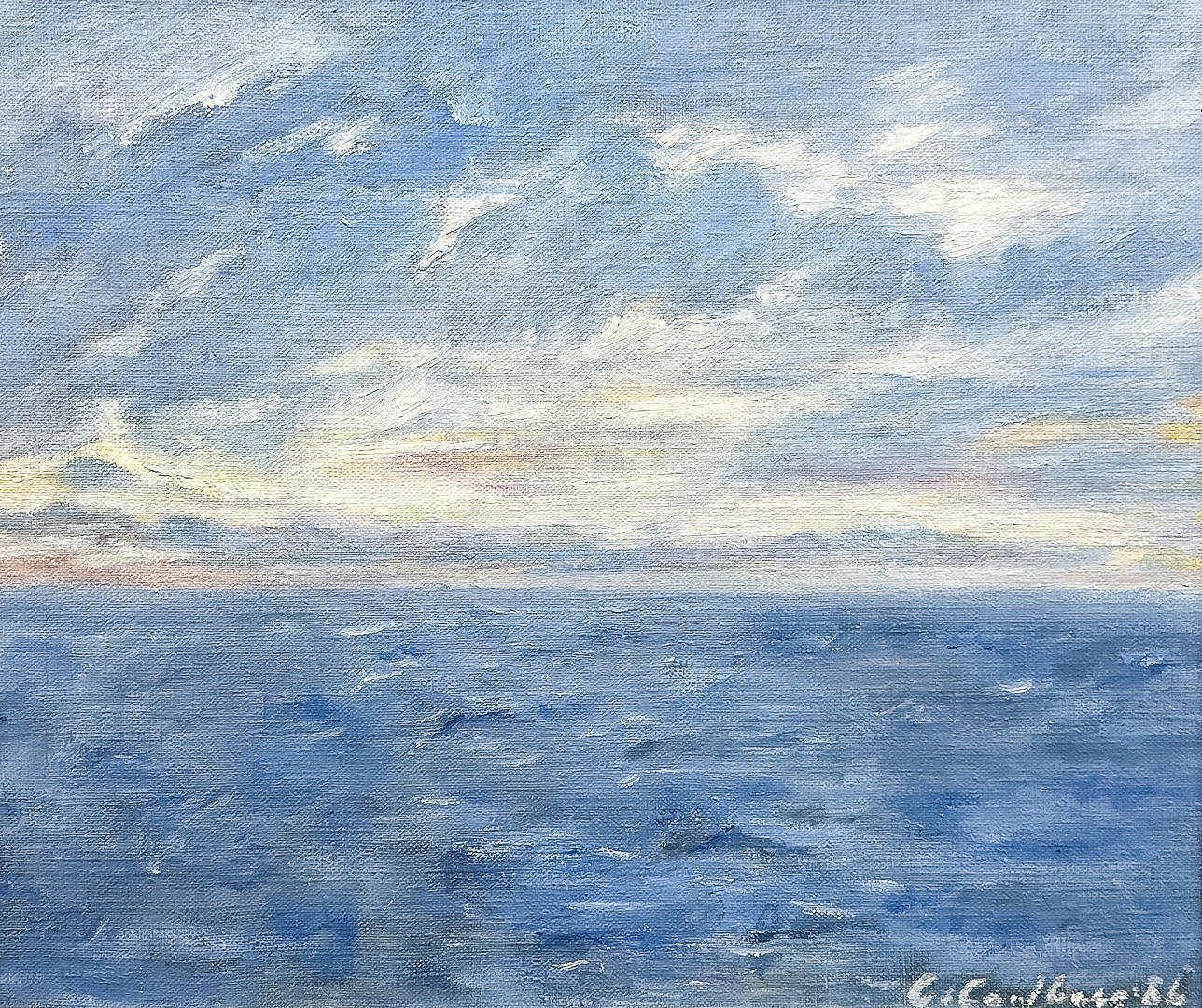 Unknown artist, OIL ON CANVAS, signed, dated-86.