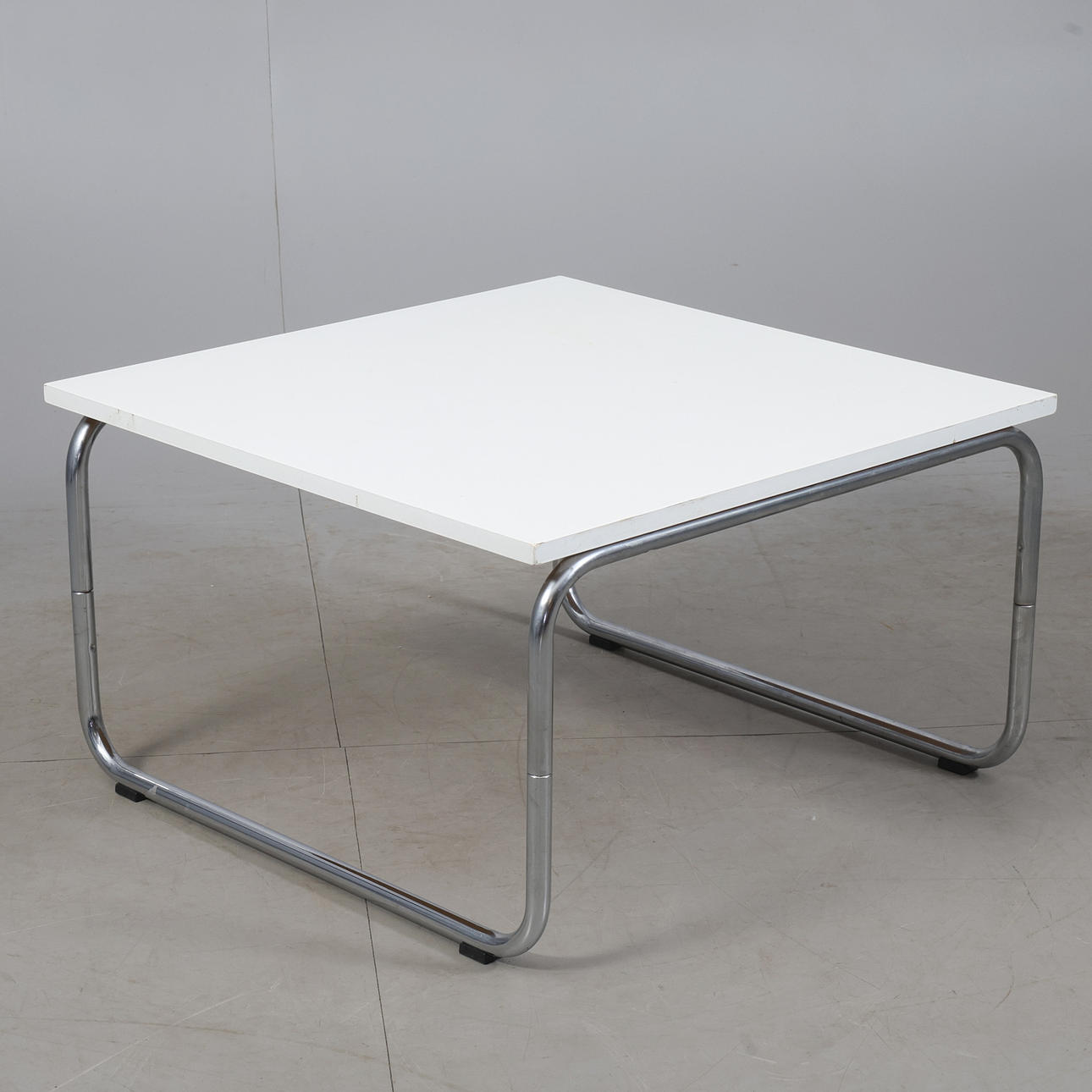 SOFFBORD, krom/ vitlaminerad, 1900-talets andra hälft.