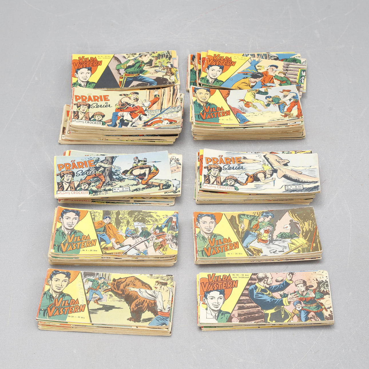 COMIC BOOKS, "Prairie Comics, Wild West “, 50/60s.