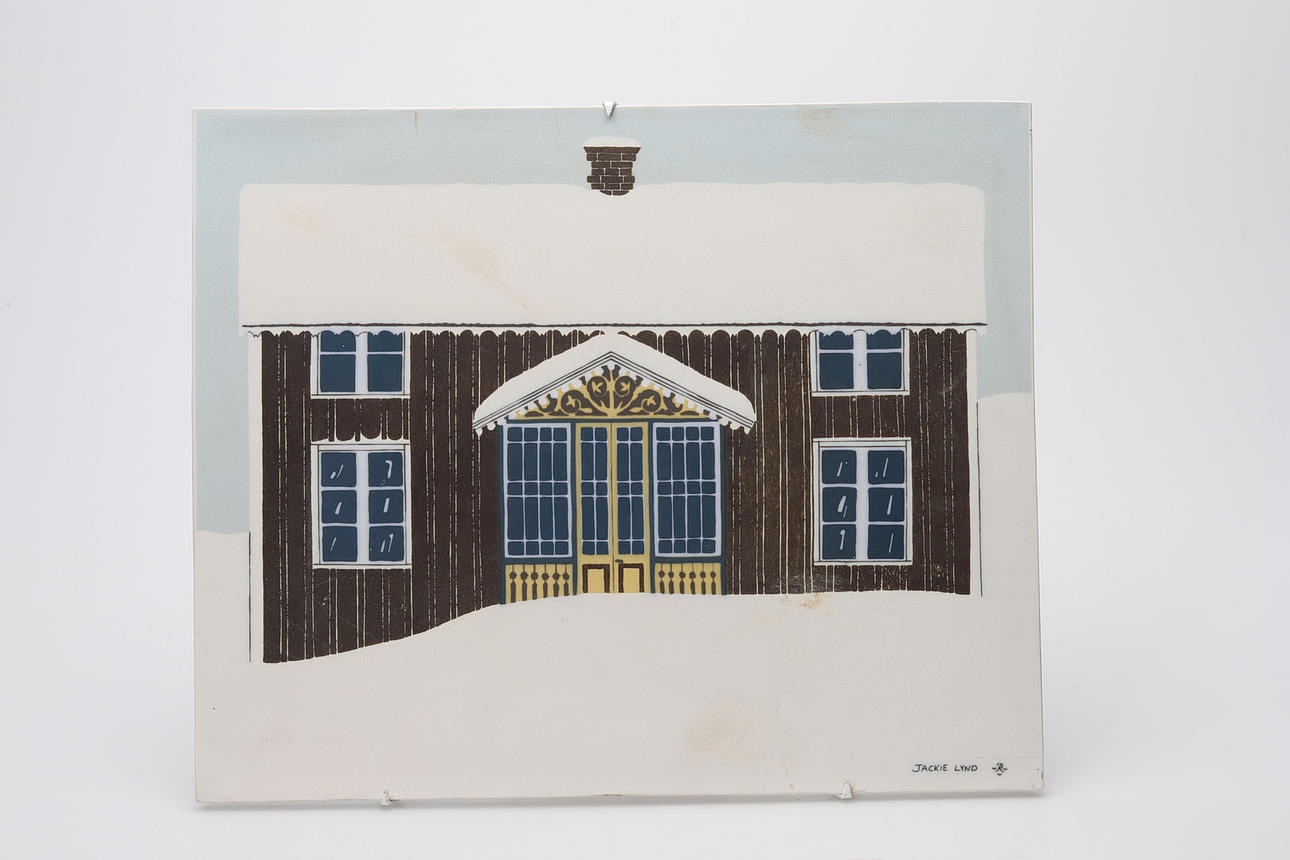 JACKIE LYND. STENGODSTAVLA, Rörstrand, signerad.