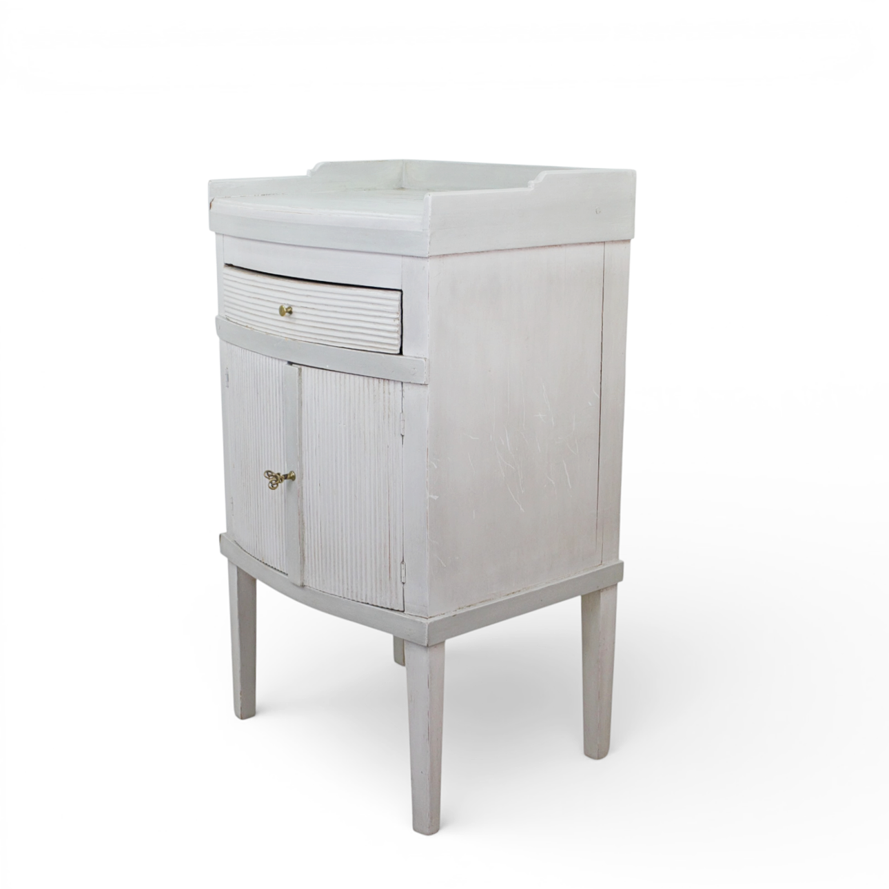 POTTSKÅP, gustaviansk stil, bemålat trä, 1900-tal.