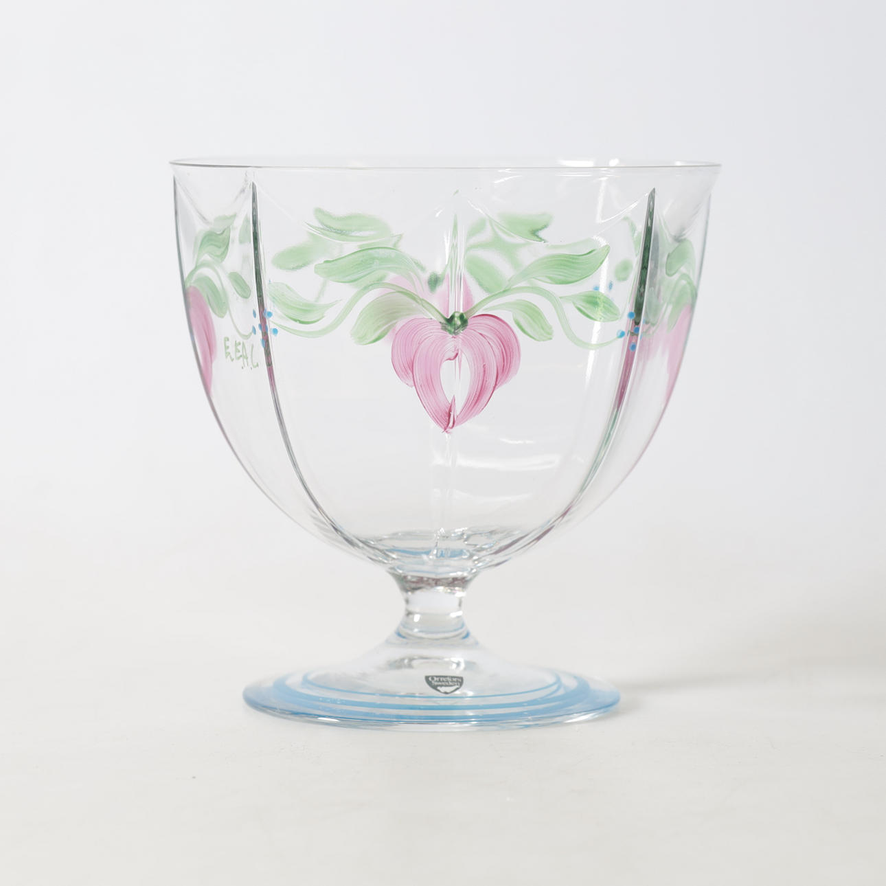 EVA ENGLUND. Skål, glas, "Maja", Orrefors.