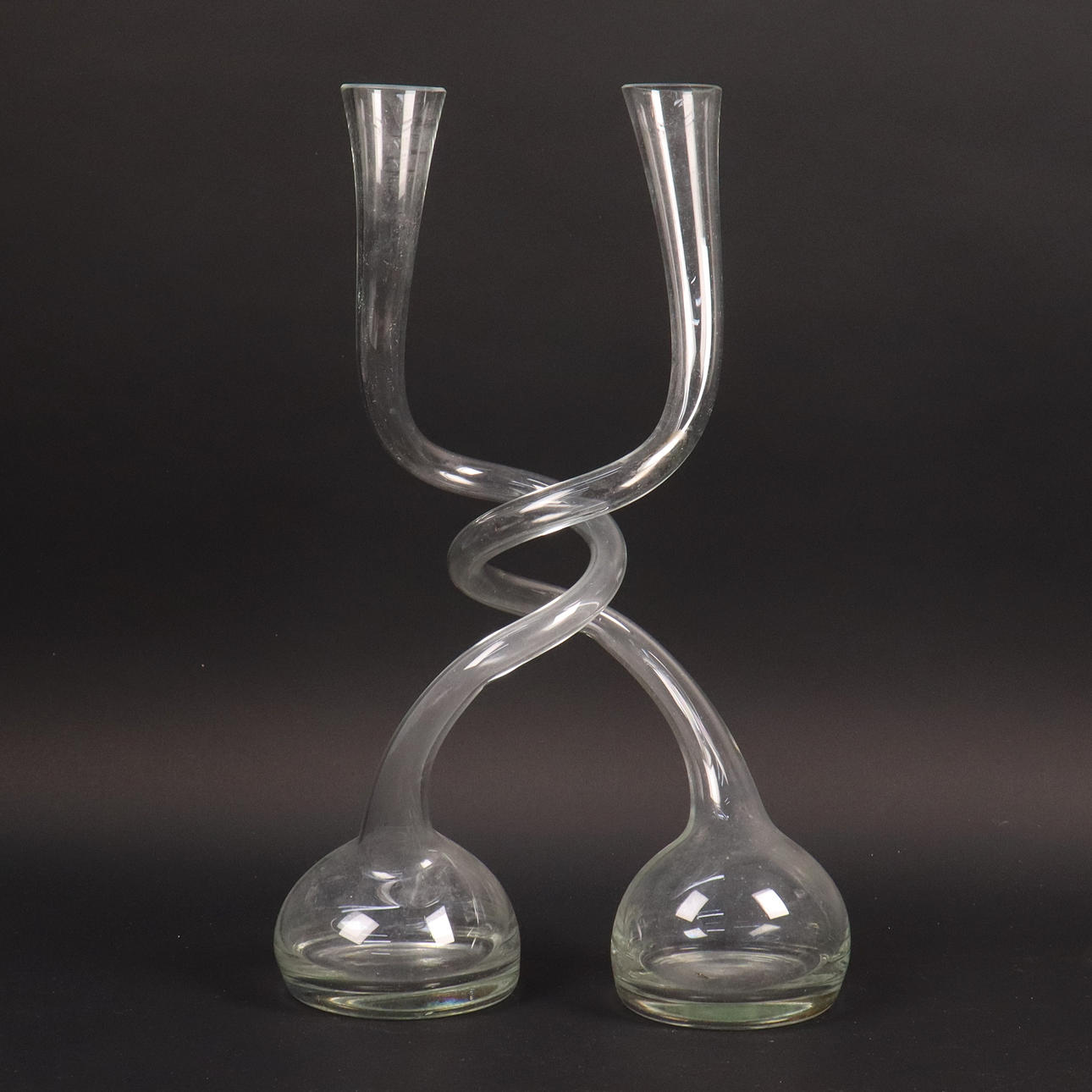 VASES, “Tango”, glass, 1 pair.