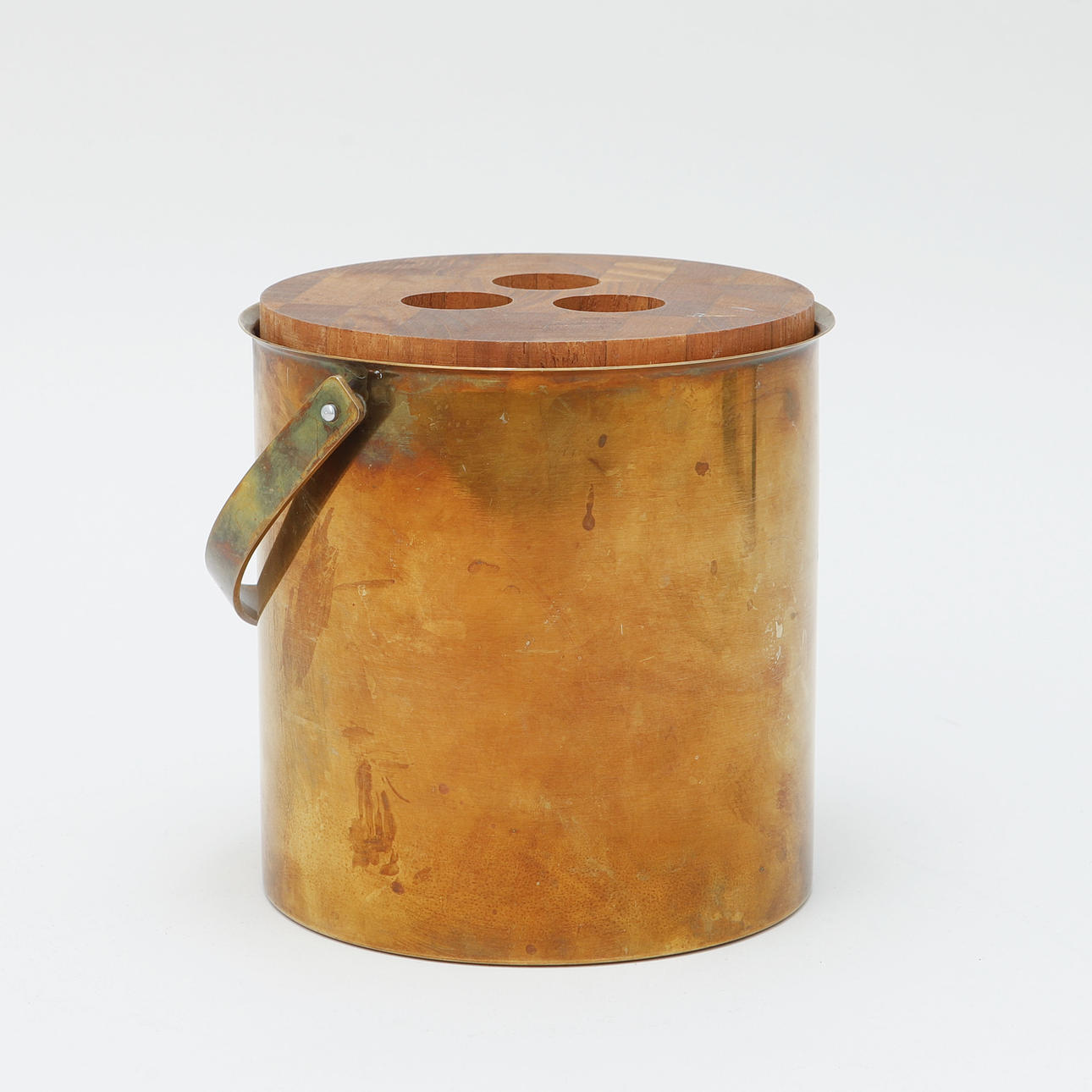 ICE BUCKET, labelled: E.W Abelson, Brukskunst Oslo.