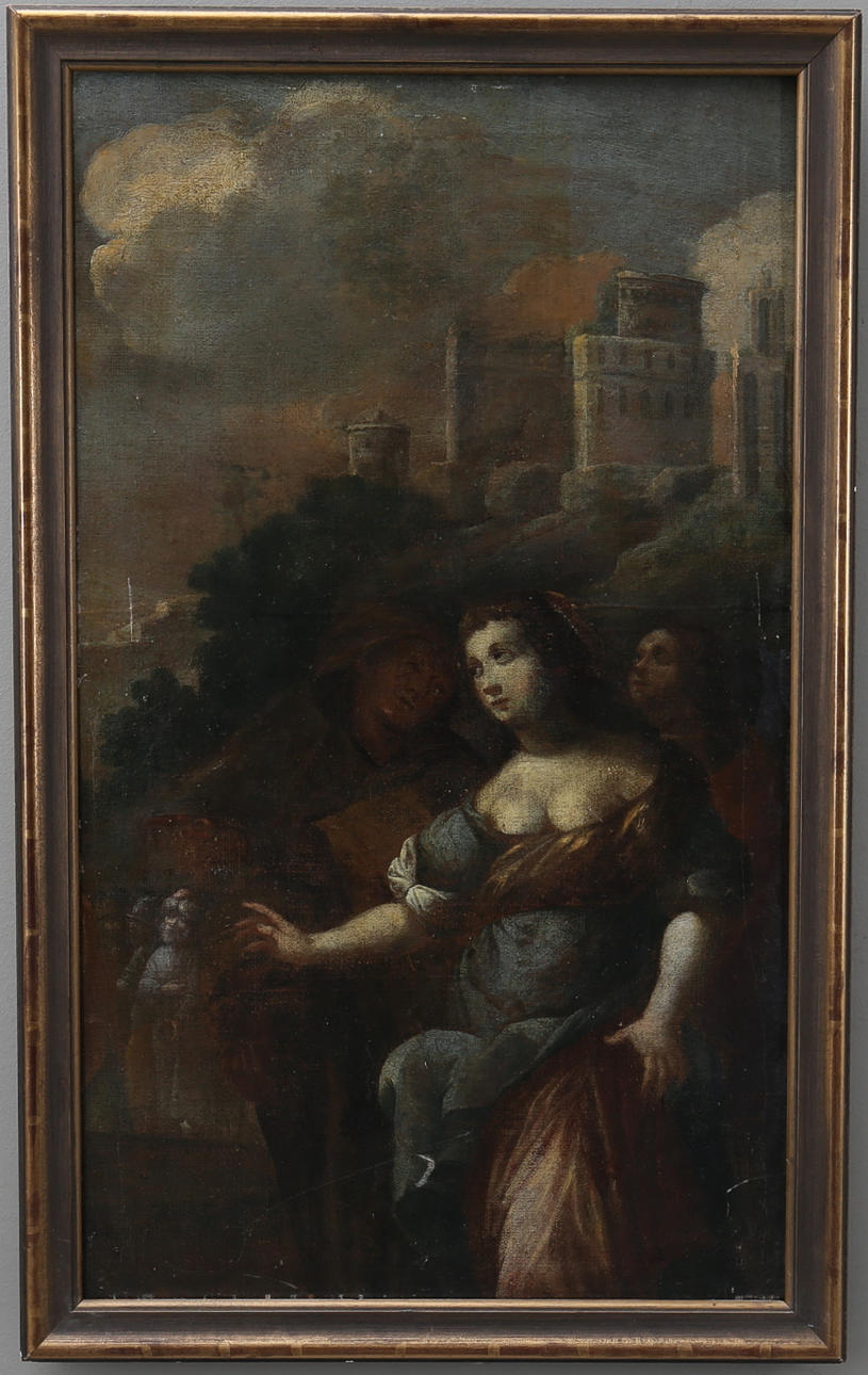 OKÄND KONSTNÄR, olja på duk, 1600-/1700-tal.