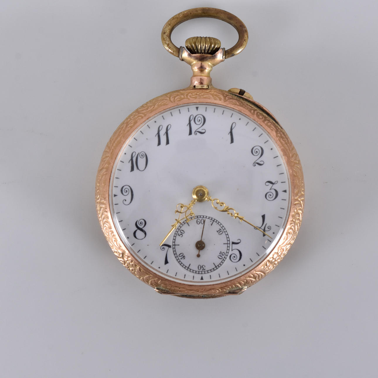 POCKET WATCH, 14K.
