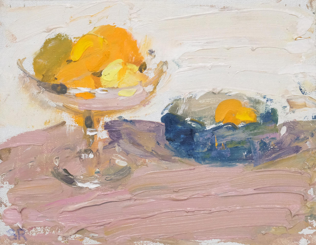 STEN-OSCAR RUNDGREN. “LINEUP”, OIL ON PANEL.