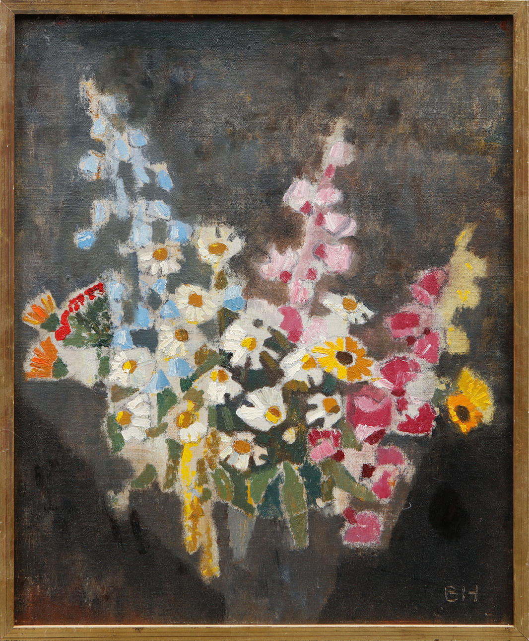 BIRGER HALLING. Still life, oil on canvas, signed.