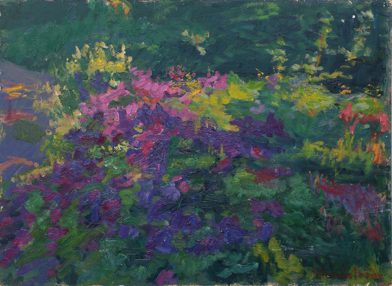 GERHARD  NORDSTRÖM. “FROM A GARDEN”.