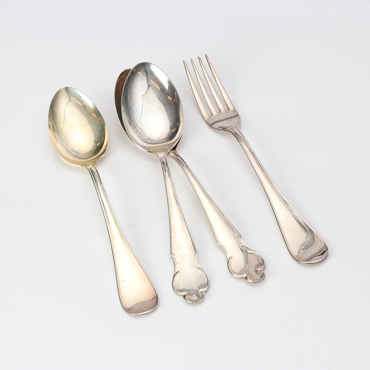 BESTICK, FYRA ST. Silver. Vikt ca 160 gram.