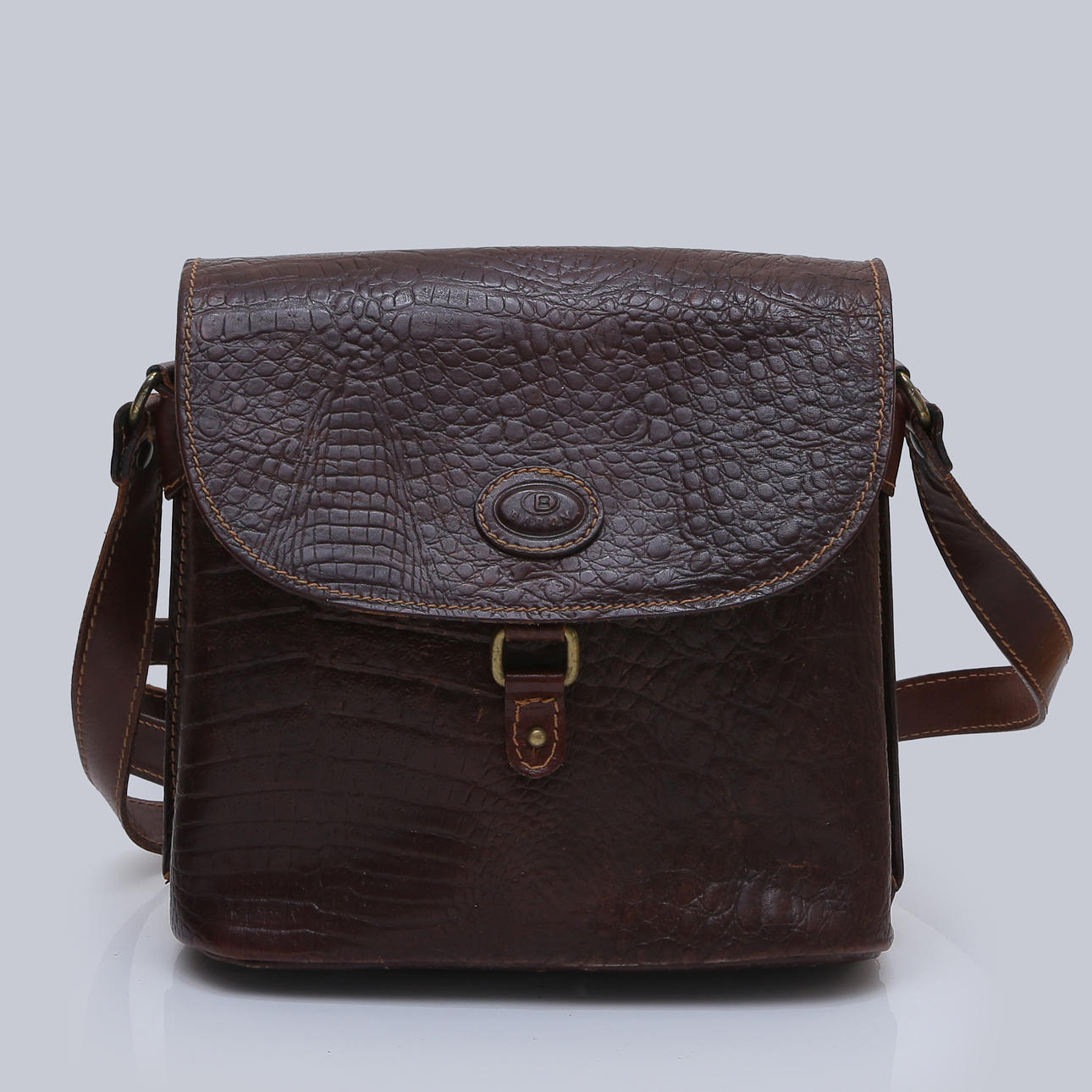 BAG “BARON” BROWN LEATHER, ITALY.