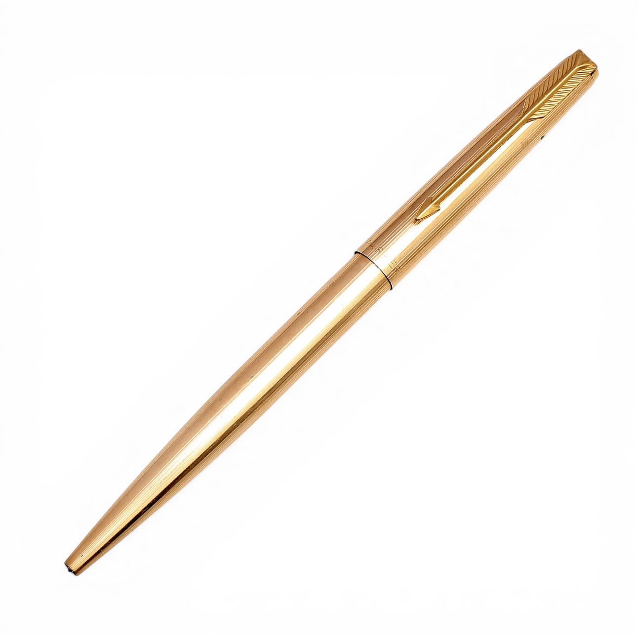 Parker gold-plated pen, circa 1960.