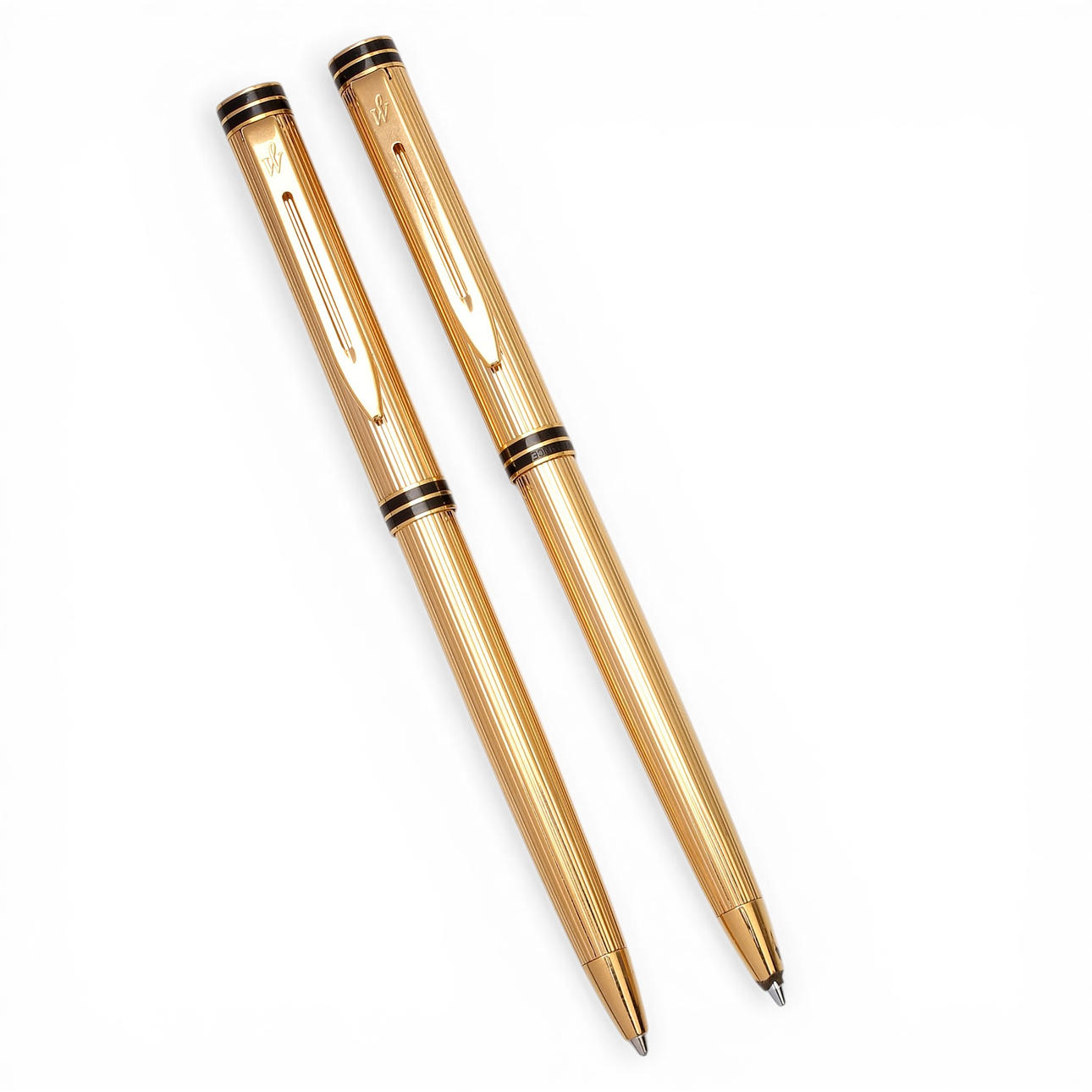 Two Waterman mechanical pencils.
